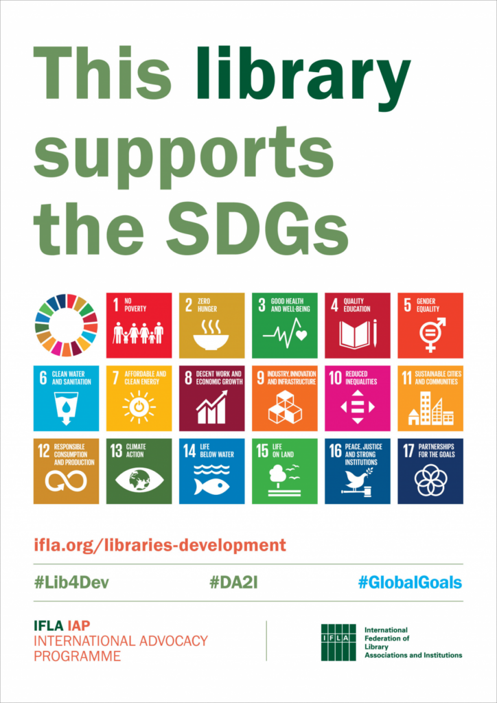 THIS LIBRARY SUPPORTS THE SDGS