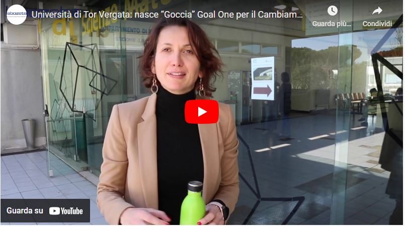 progetto goccia link su You tube