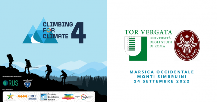 Tor Vergata e Sapienza unite per il CLIMBING FOR CLIMATE