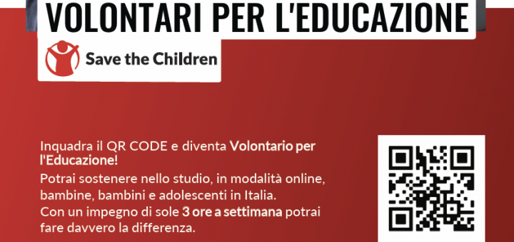 Tor Vergata con Save the Children: per il quarto anno insieme al fianco di bambine, bambini e adolescenti come Volontari per l’Educazione