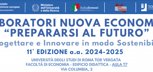 CALL: Laboratori Nuova Economia “Prepararsi al Futuro” – Progettare e Innovare in modo Sostenibile; scadenza 12 novembre