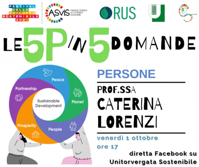 Le 5 P in 5 domande: l’intervista alla Prof.ssa Lorenzi