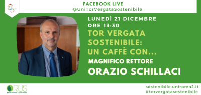 Lunedì 21 dicembre “Un caffè con…” il Magnifico Rettore Orazio Schillaci